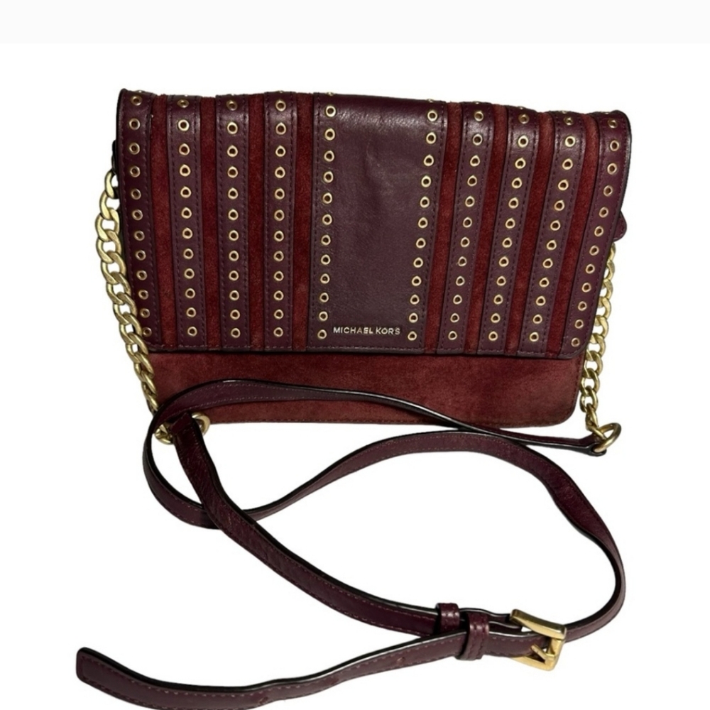 Michael Kors Brooklyn grommet Brick crossbody Final price